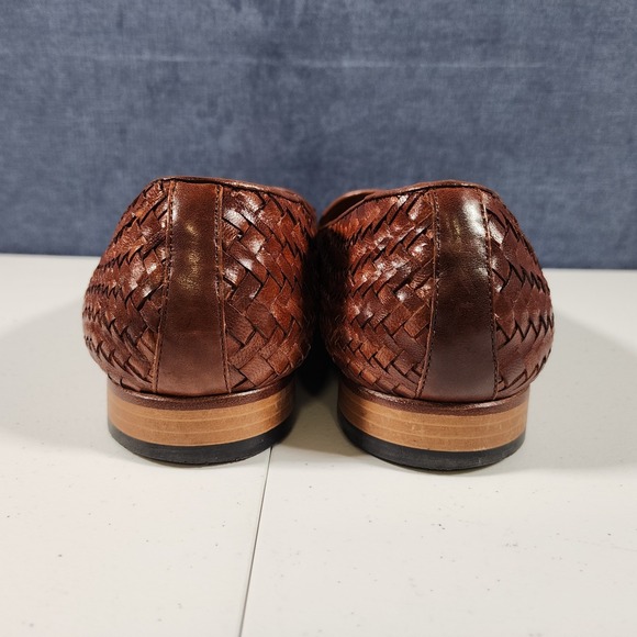 Taft Men Monaco Brown Loafer Size 44 Dress Shoes - Picture 5 of 11